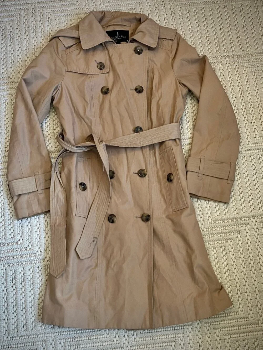 London Fog Tan Trench Coat